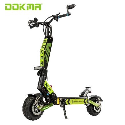 China Dokma unisex electric scooter with 4000W lithium battery hot sale electric scooter dualtron for adult for sale