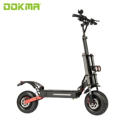 China Dokma 13Inch 60v 6000w unisex adult electric powerful scooter with lithium electric scooter double motor for sale