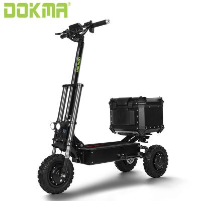 China Dokma 3 wheel unisex electric scooter tricycle fast high speed electric scooter frame for adult for sale