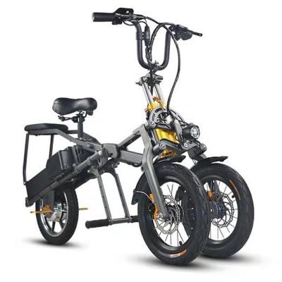 China Dokma Steel Battery For Adults Three Wheels Electric Bikes Mountain Off Road Folding Bike for sale