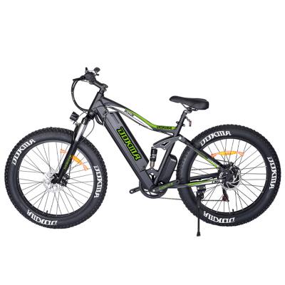 China Aluminum Alloy Dokma Electric Bicycle 48V 500W 10Ah High Fast Speed ​​26 Inch With Lithium Battery for sale