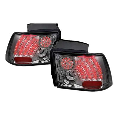 China wj20-0019-01/02/04/05 Euro Tail 1999-2004 Ford Mustang LED Lights Chrome/Clear, Chrome/Smoke Mustang, Black/Clear, Black/Smoke for sale