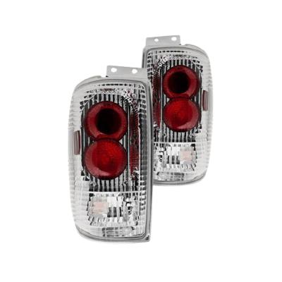 China Euro Tail Lights wj20-0018-01/02/04/05 For Ford Expedition 1997-2002 - Black/Smoke, Black/Clear, Chrome/Smoke, Chrome/Clear Expedition for sale