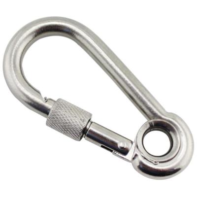 China Leichtgewichtige, tief gezogene Edelstahl-Rigging-Hardware für industrielle Zwecke Aisi 316 Carabiner zu verkaufen