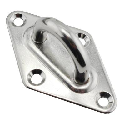 China New Stainless Steel Eye Plate Locks Marine Eye Plates 316 304  Corrosion Resistance for sale