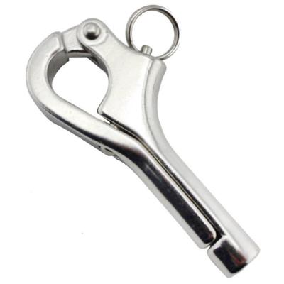 China Stainless Steel Pelican Hook In Rigging And Sailing  / Stainless Steel Rigging Fittings for sale