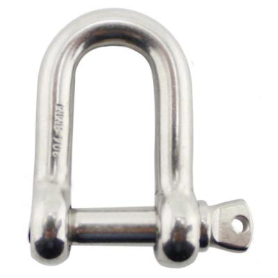 China Japanese Style Stainless Steel D Shackle Construction Industrial Marine Shackles for sale