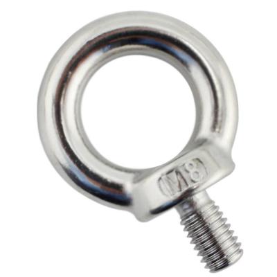 China Polished Heavy Duty Stainless Steel Eye Bolts  DIN 580 Stainless Steel Eye Hooks for sale