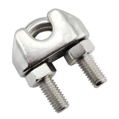 China High Quality Stainless steel DIN741 Galv Malleable ire Rope Clips for sale