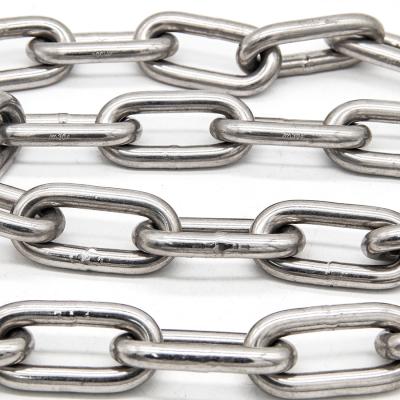 China Polished Stainless Steel Short Link Chain Easy To Install  Rust Resistant for sale