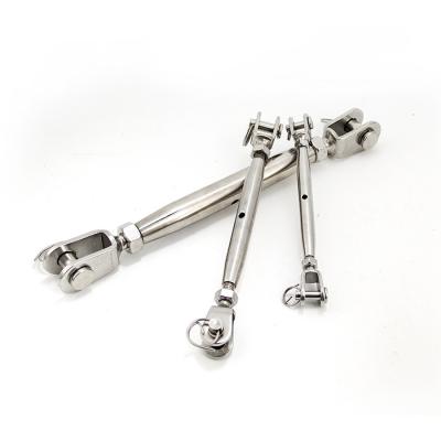 China Rust Resistance Open Body Turnbuckle Durability Polished Ss Turnbuckle for sale