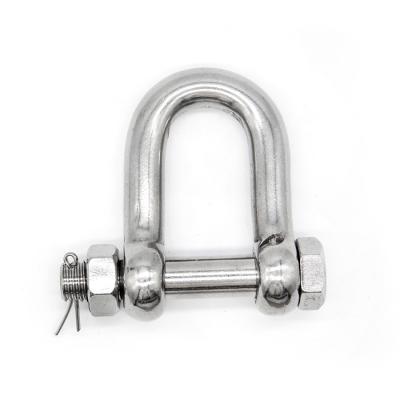 China Bow Anchor Shackle With Safety Bolt And Nut Pin for sale