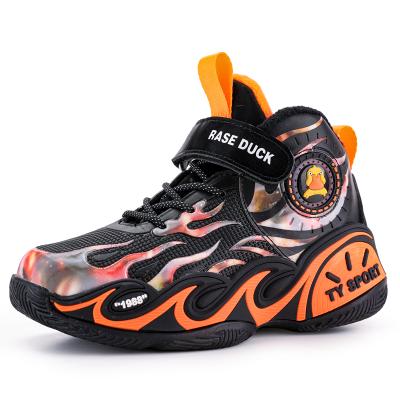 China Lovely Color Thermal Kids Shoes Boys Outdoors Blush Basketball Sports Shoes For Outdoors for sale