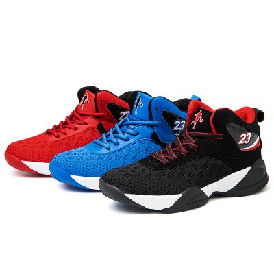 China New Breathable Fashionable Kids Basketball Sport Shoes Boy Running Shoes Sneakers for sale