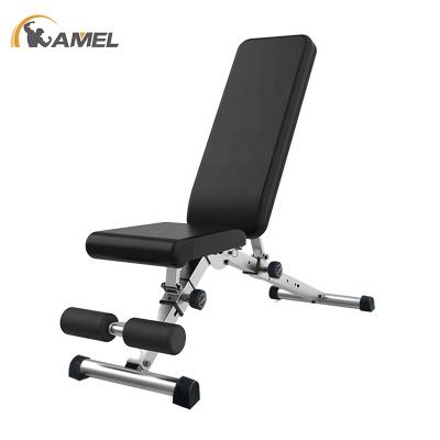 China Commercial Workout Drop Slope Folding Gym Equipment Weight Dumbbell Bench Flat Adjustable Weight Bench for sale