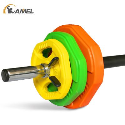 China Adjustable High Quality Adjustable Barbell Set Rubber Coated Body Pump Set for sale