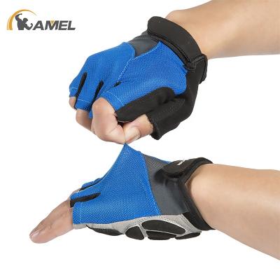 China Breathable Anti-skid Quick Dry High Speed ​​Comfortable Half Finger Bike Gloves Racing Gloves Air Cycling Gloves for sale