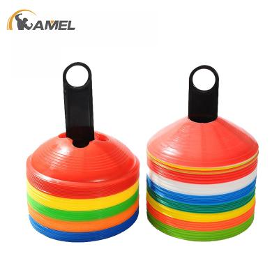 China Eco - Friendly Plastic Soccer Agility Discs Soccer Cones For Training for sale