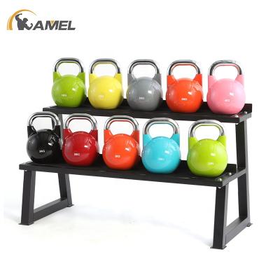 China Durable Pro Grade Competition Grade Standard Steel Wholesale Color Kettlebell Coated Customized Logo for sale