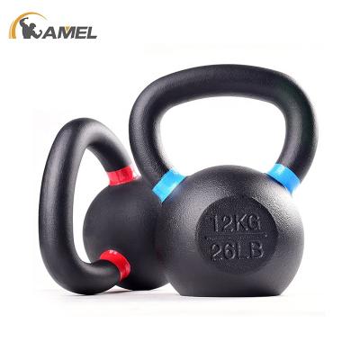 China Universal Competition Powder Coated Cast Iron Kettlebell for sale