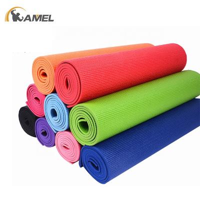 China Good printing & Custom Foldable Yoga Mat Organic Stretching Eco Friendly Products Fitness Anti Slip Yoga Mat PVC Eco Friendly One With Logo for sale