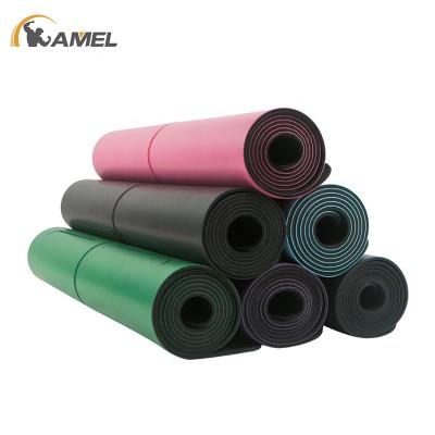 China Eco Friendly High Quality Yoga Anti Slip Custom Design Natural Rubber PU Yoga Mat for sale