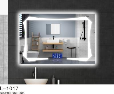 China Contemporary Minimalist Makeup Mirror Bathroom Style Design Products Export Anti Fog With Led Bathroom Mirror Light for sale