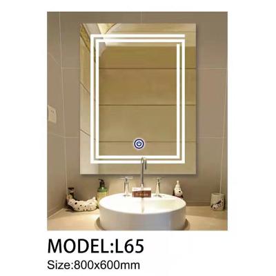 China 2022 Latest Minimalist Design Bathroom Shutter Mirror Square Bathroom Mirror With Iron Frame for sale