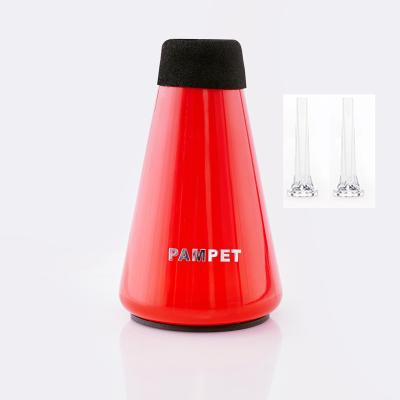 China Portable Creative Design Trumpet Plastic Mute For Beginner Practice Lightweight And 3C 7C Mouthpieces Musical Instrument for sale