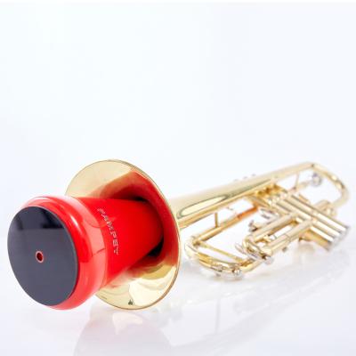 China Practice Portable Lightweight Plastic Trumpet Mute Silencer For Jazz Mute Silencer Musical Instruments Fit All Type Trumpets for sale