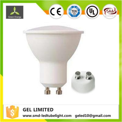 中国 5 Watt frosting surface LED GU10 Spotlight with 350lumen and 110 degree flood for 35w Equal GU10 Base 販売のため