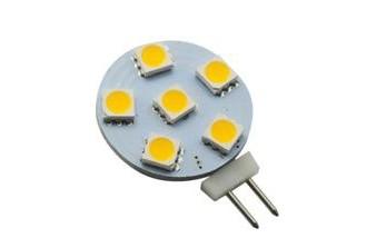 China Lámpara redonda 2700K - luz de G4 1.1W LED PL de 6500K 118lm 120Degree en venta