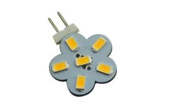 Chine lumière de l'ampoule SMD5050 6pcs 130lm GY6.35 120Degree de 1.2W G4 LED à vendre