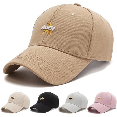 China breathable & Custom Logo Custom Shape Baseball Hat Star Shape Waterproof Baseball Cap Unisex Actions With Embroidery Logo Hot Sell for sale