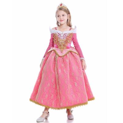 China Polyester Girl Costume Princess Dresses Sleeping Beauty Costume For Party Cosplay Carnival Birthday Dress Up for sale