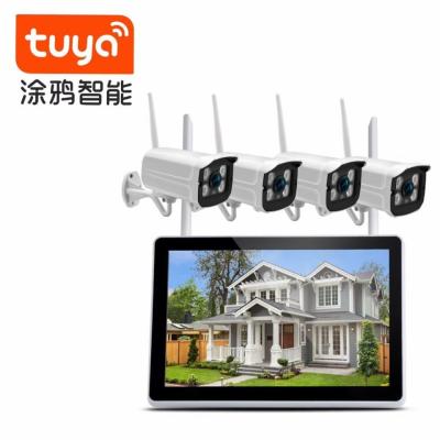 China Tuya 2mp WiFi NVR Built-in Siren Outdoor Kit Ip67 Waterproof Ip68h Built-in Mic Ip Surveillance for sale