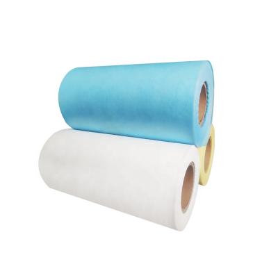 China Breathable PE coated non woven fabric for protective suit raw materials / spunbond with PE film for protective suit material for sale