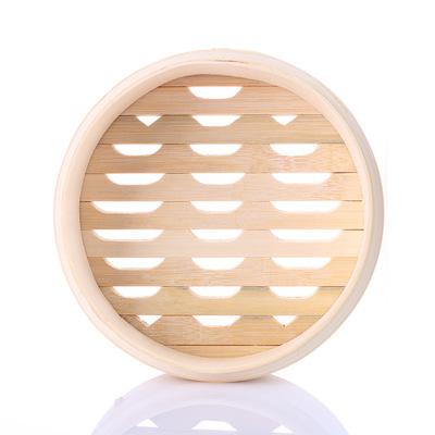 China Dim Sum Sustainable Food Wholesale Bamboo Steamer Round Bamboo Steamer With High Quality for sale