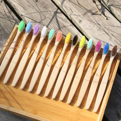 China Disposable Extra Soft Bamboo Toothbrush Bamboo Charcoal Toothbrush Best Price Bamboo Toothbrush for sale