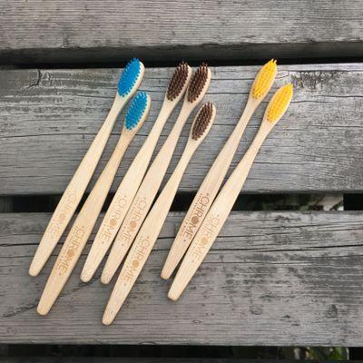 China Wholesale High Quality Disposable Nano Bamboo Replaceable Bamboo Head Brush Toothbrush Bamboo Toothbrush for sale