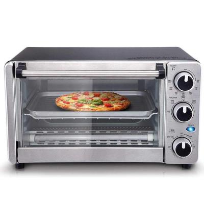 China Multifunctional Hotel Stainless Steel Finish with Timer Toast Bake To Toast Settings, Natural Convection 1100 Watt Power Toaster Oven for sale