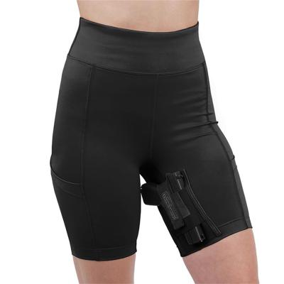 China Antibacterial Secret Women Hide Carry Thigh Holster Compression Shorts for sale