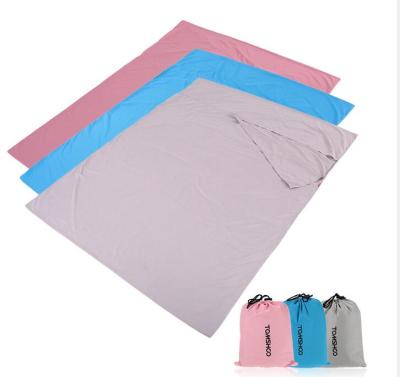 China Portable Single Sleeping Bag Outdoor Camping Ultralight Polyester Liner Family Tent Sleeping Bag Travel Camping Healthy Outdoor Sleeping Bag for sale