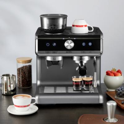 China Commercial Custom Semi Automatic Coffee Grinder Italian Style Espresso Maker Machine With Steam Rob for sale