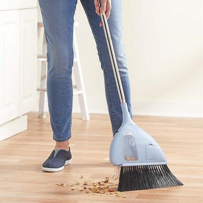 China New Design Tools Smart Hand Floor Dust Sweeper Automatic Cordless Home Cleaning Lazy Cleaner 2 In 1 Vacuum Broom for sale