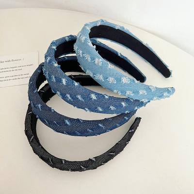 China Fashion Vintage Hair Accessories Non-slip Handmade Braid Hairband Hairband Wide Circle Wide Circle for sale