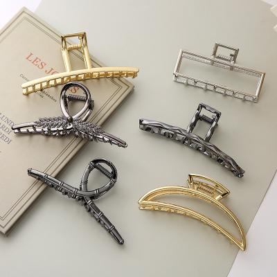 China Korean Hair Accessories New Design Hair Claw Clips Fashion Alloy Women Hair Accessories Claw Clip For Thick Hair for sale