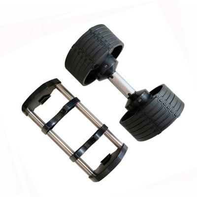 China - Custom Fitness Equipment Gym Weight Adjustable Dumbbell Set for sale