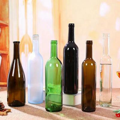 China Beverage CE Certificated Wholesale Empty Packaging Glass Bottle For Wine for sale