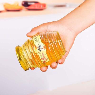 China Food Factory Manufactured Clear Empty Honey Mason Jar for sale